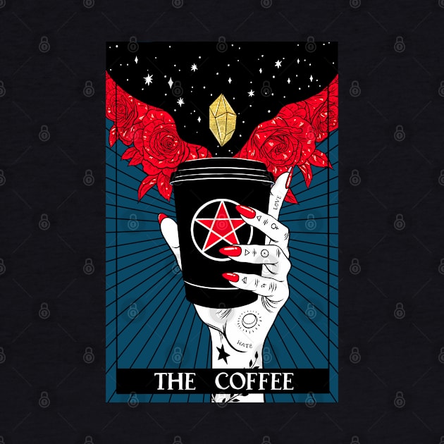 Tarot card The Coffee by OccultOmaStore